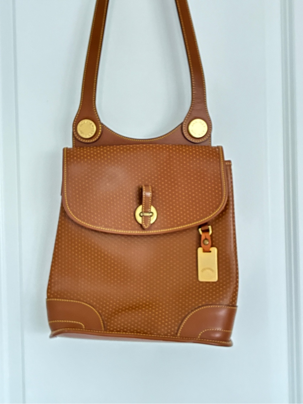 Dooney & Bourke Pebble Grain Shoulder Bag Brown